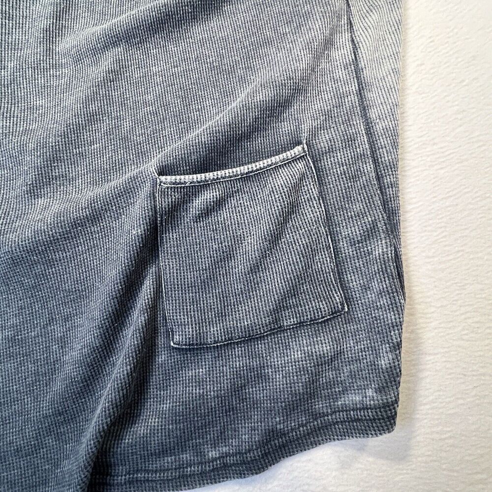 Back In The Saddle Cardigan Rhinestone Wings Hooded Sleeveless Gray Pockets L - Picture 14 of 16